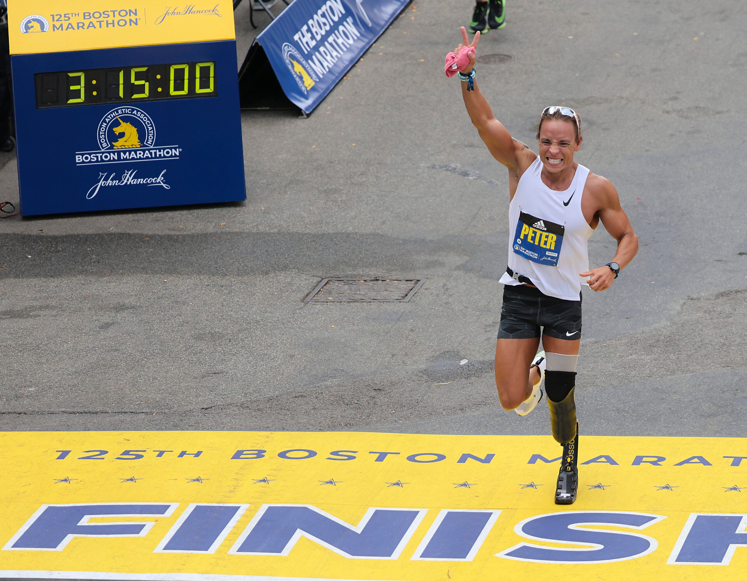 Boston Marathon Finish Line Photo Boston Strong 11x14 - New England Picture