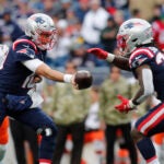 Mac Jones Rhamondre Stevenson Patriots