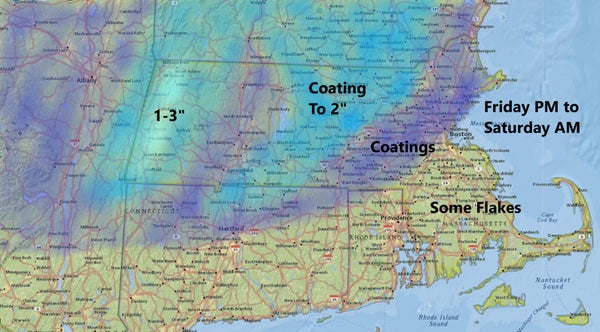 Salju pertama musim ini akan tiba