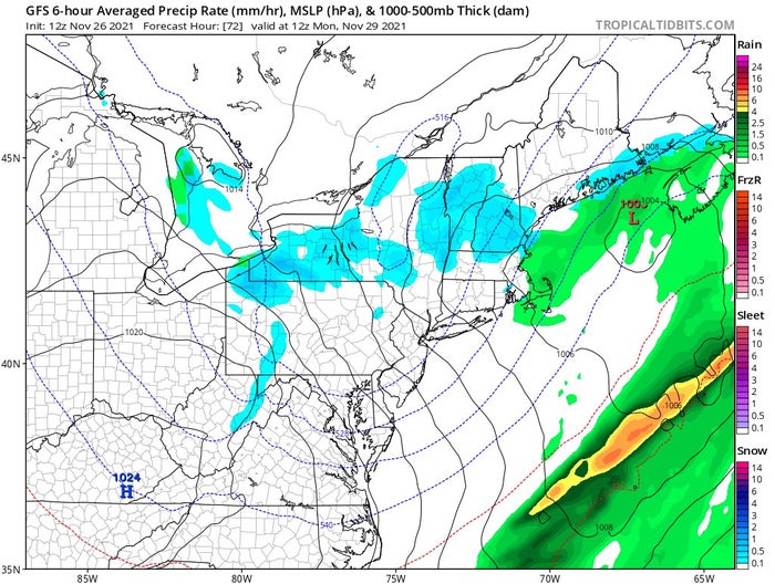 Forecast: The First Snow Of The Season Is Arriving