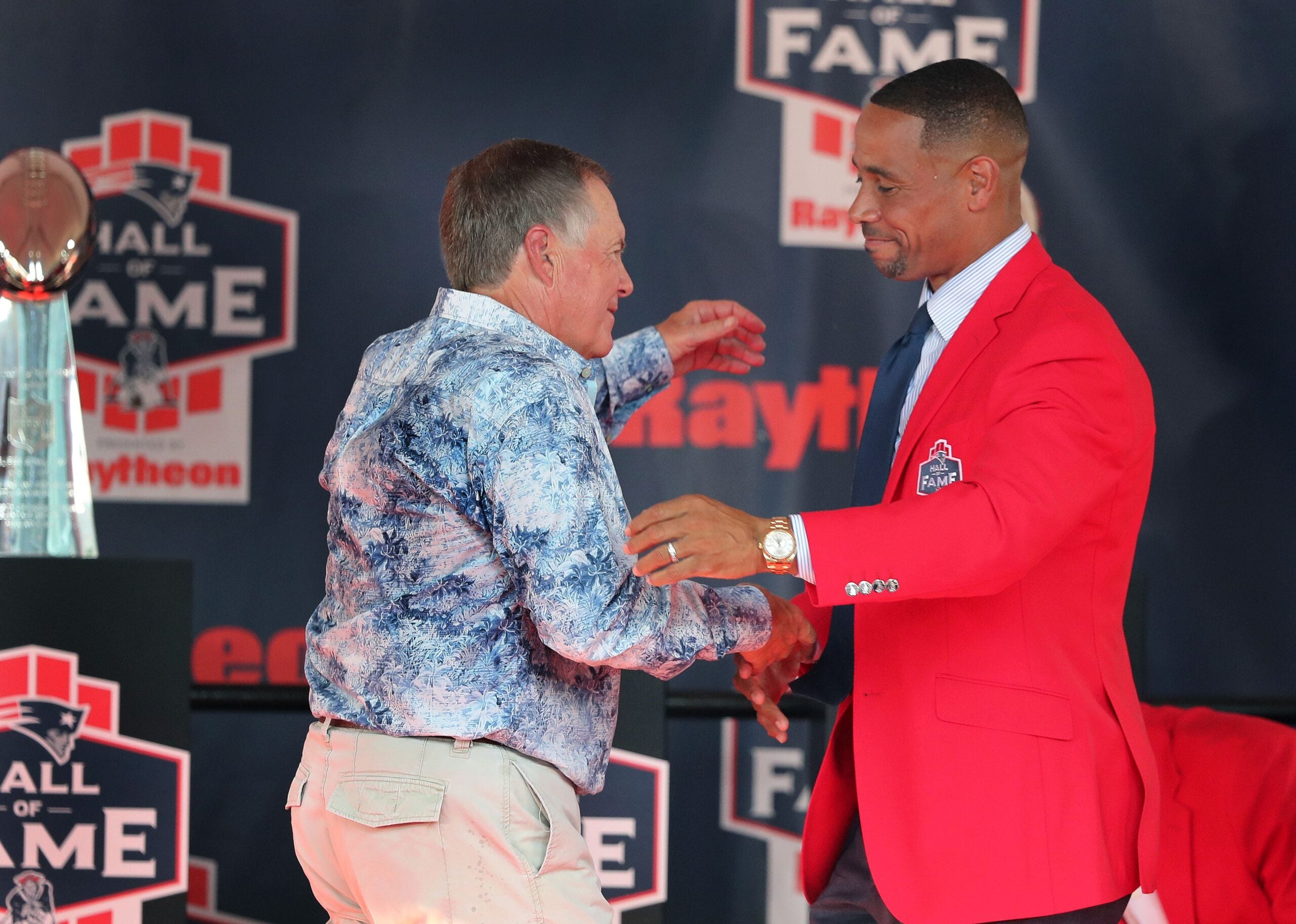 Rodney Harrison inducted into New England Patriots Hall of Fame 