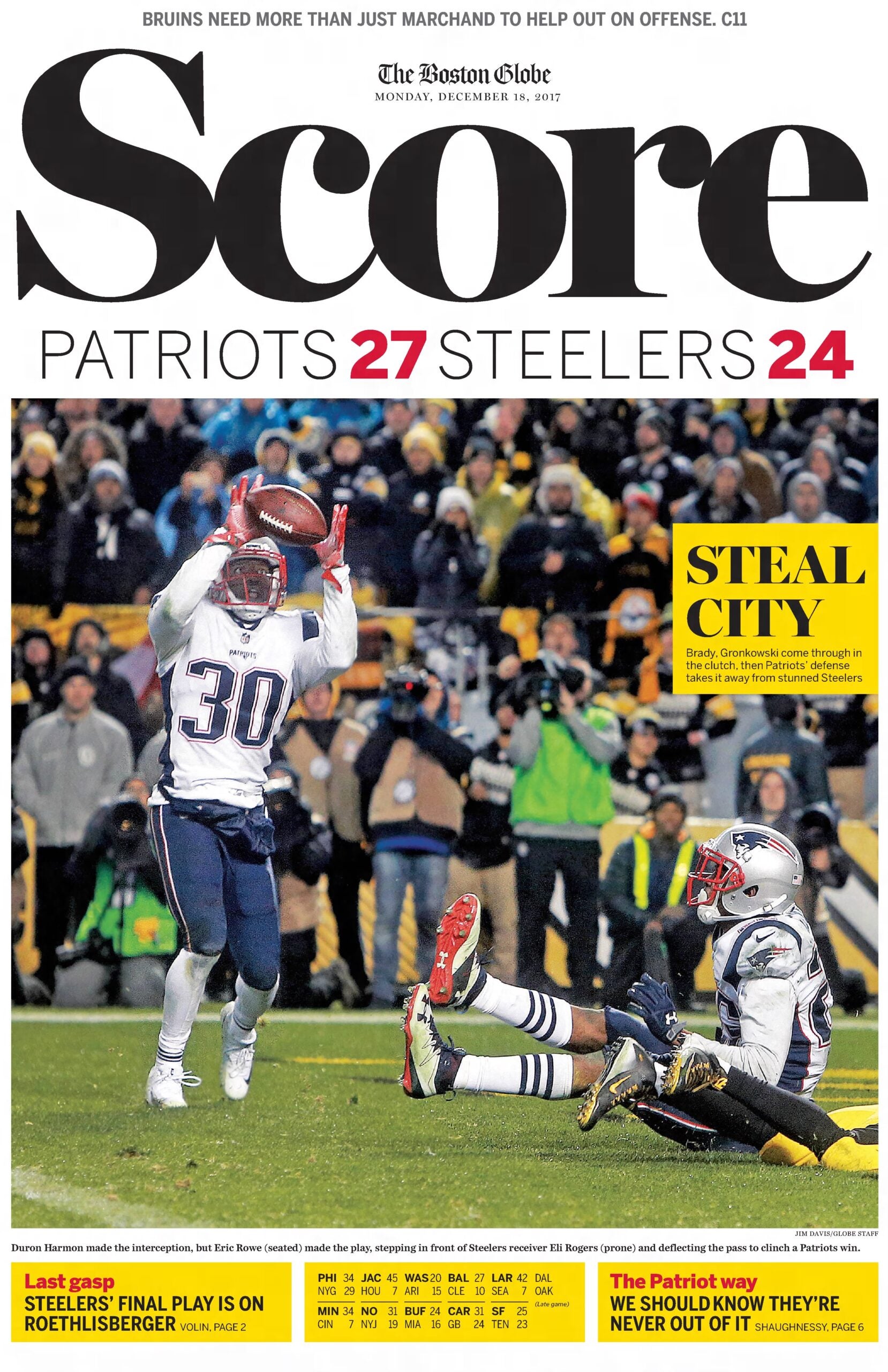 Rob Ninkovich explained why he thinks the Patriots’ running
game will have success against the Colts 2 Patriots Steelers 2017