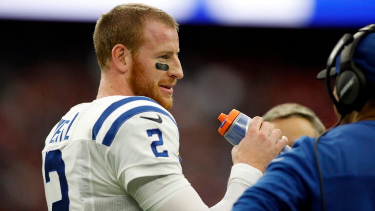 Indianapolis Colts' Carson Wentz a game-time decision vs. Titans