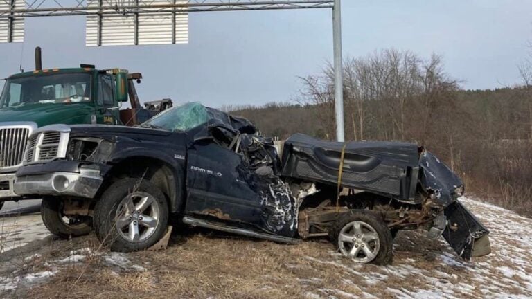 Missing man found dead in pickup truck crash off I-293 - Vimarsana News