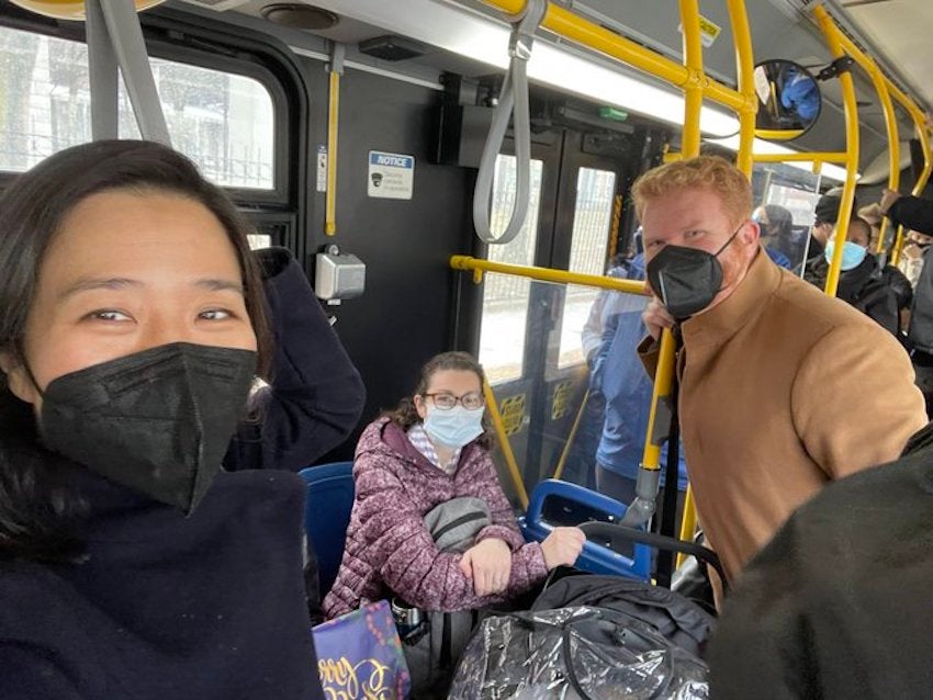 Michelle Wu joined commuters on shuttle buses due to Orange Line power ...