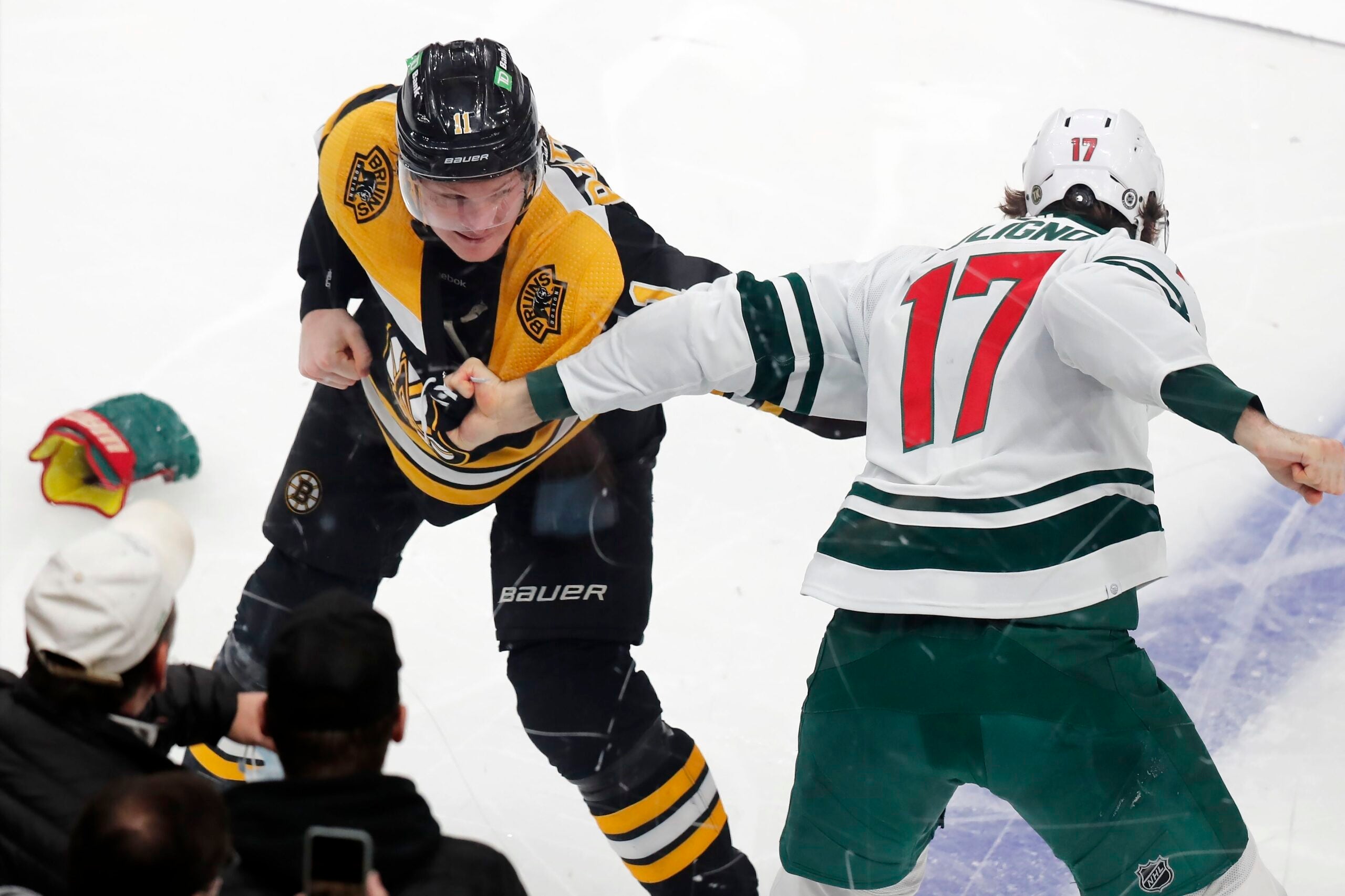 DIDIER'S TWO GOALS NOT ENOUGH AS P-BRUINS FALL TO WOLF PACK