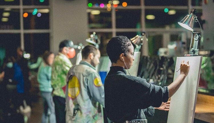 Go To An Art Battle At Mighty Squirrel Brewing Co Boston Com