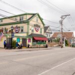 The exterior of the store as seen from across the street.