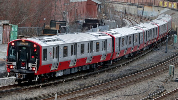 The MBTA's new Red Line train is slowly returning to passenger service