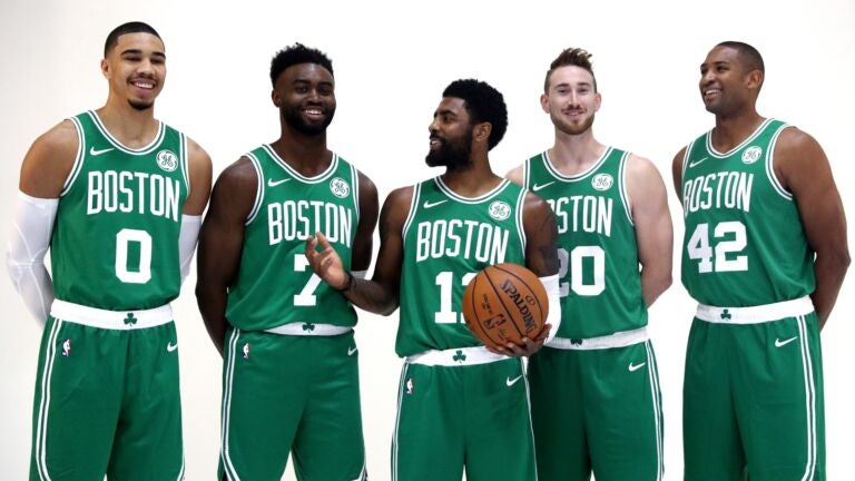 Kyrie Irving Gordon Hayward Boston Celtics "19" T-Shirt