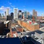 The skyline of Boston