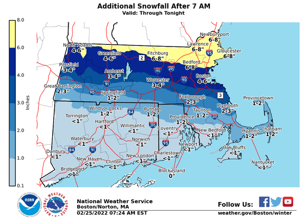 7 Boston Ma Snow Maps Predictions For Friday Feb 25 2022 8163