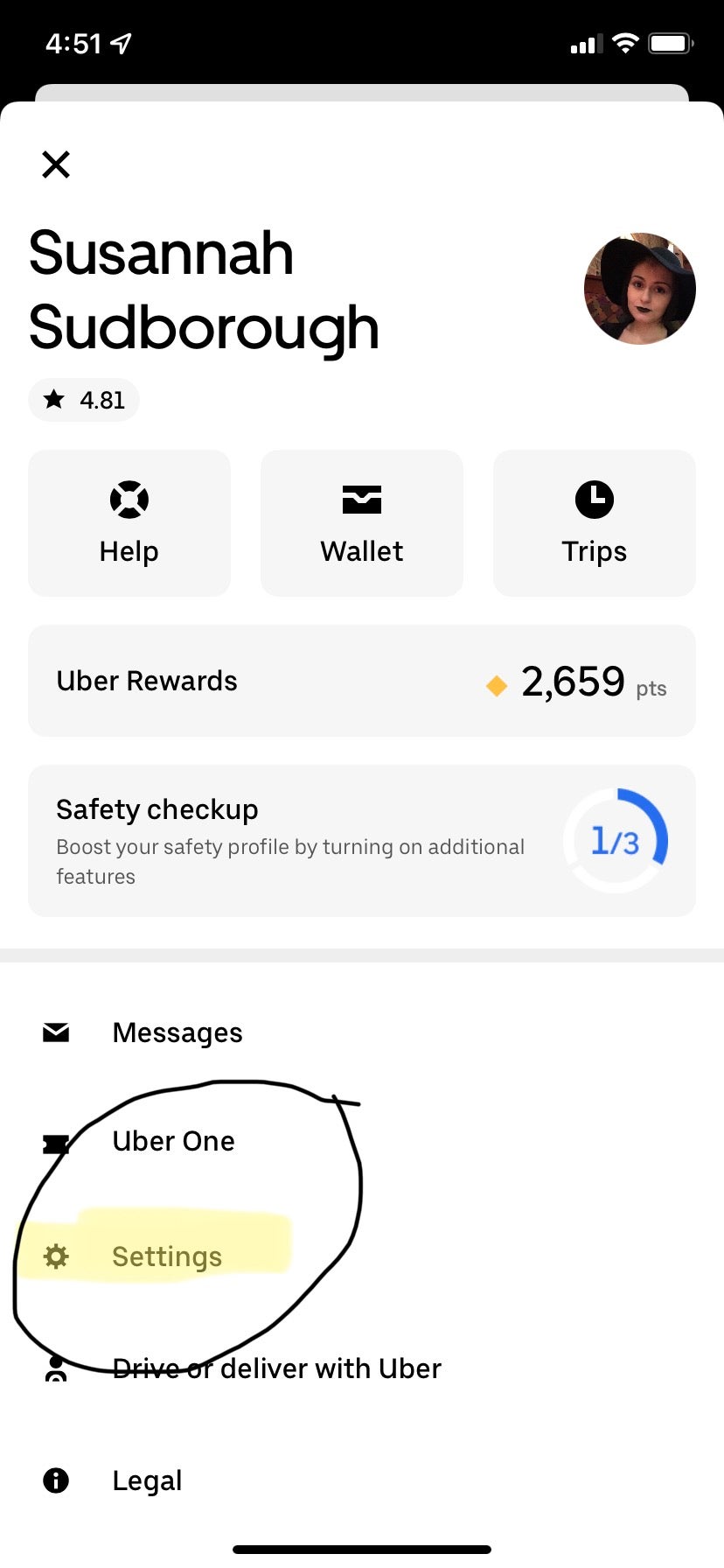 You can now see the breakdown of your Uber ratings. Here's how to get