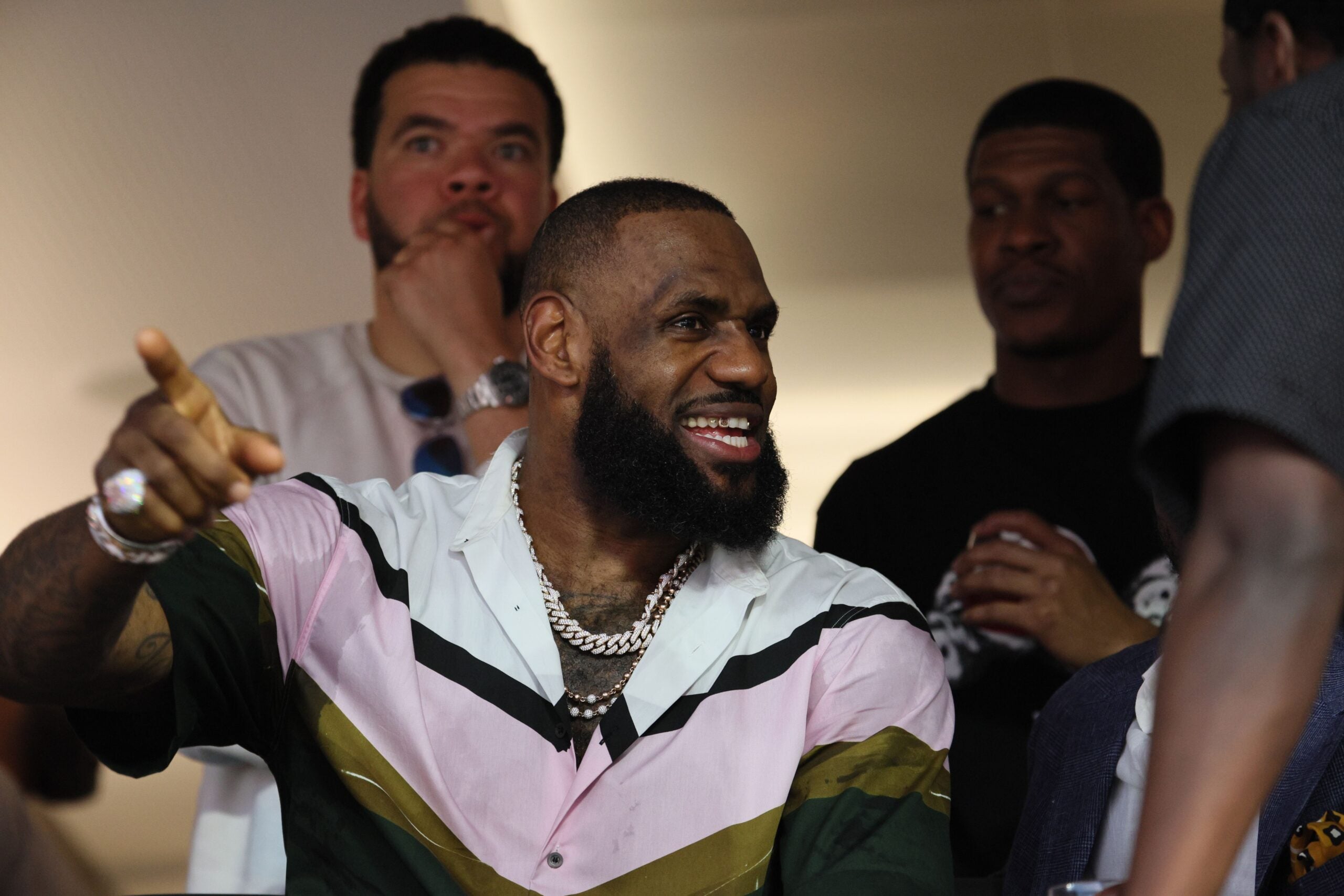 Jay-Z, LeBron James and Other Stars Spotted at the Super Bowl