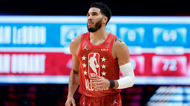 Jayson Tatum: 'I didn't even belong' in photo with Celtics legends at  All-Star