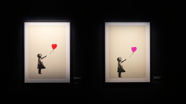 The Art of Banksy review New exhibit a rare treat that raises