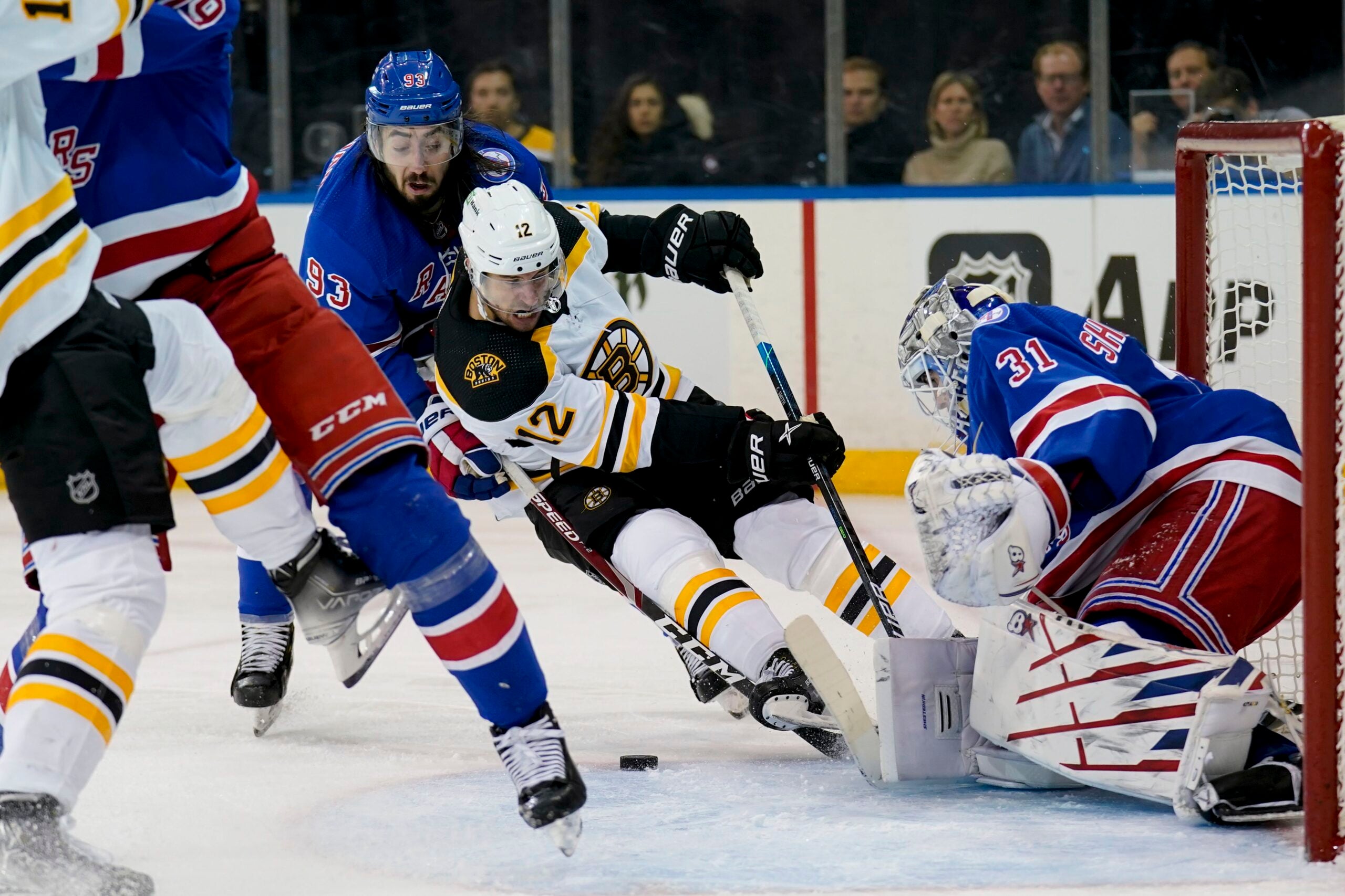 Rangers' K'Andre Miller ends uneven night with go-ahead goal
