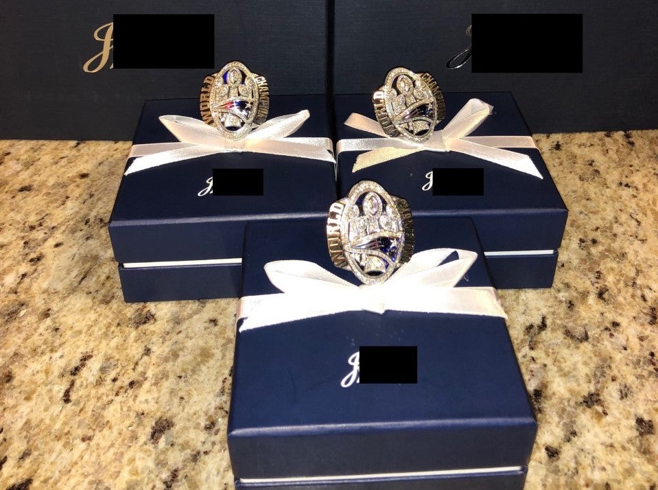 NJ man admits to posing as a Patriots player, selling Super Bowl rings