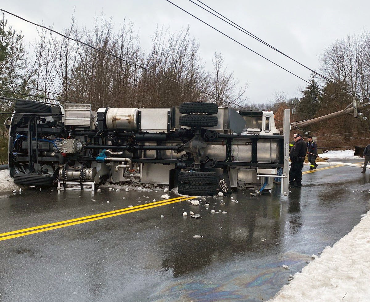 tank truck rollover