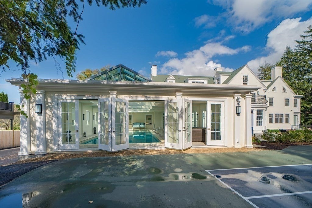 Luxury Home of the Week Brookline estate with indoor pool