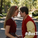 Elle Fanning and Colton Ryan in "The Girl From Plainville."