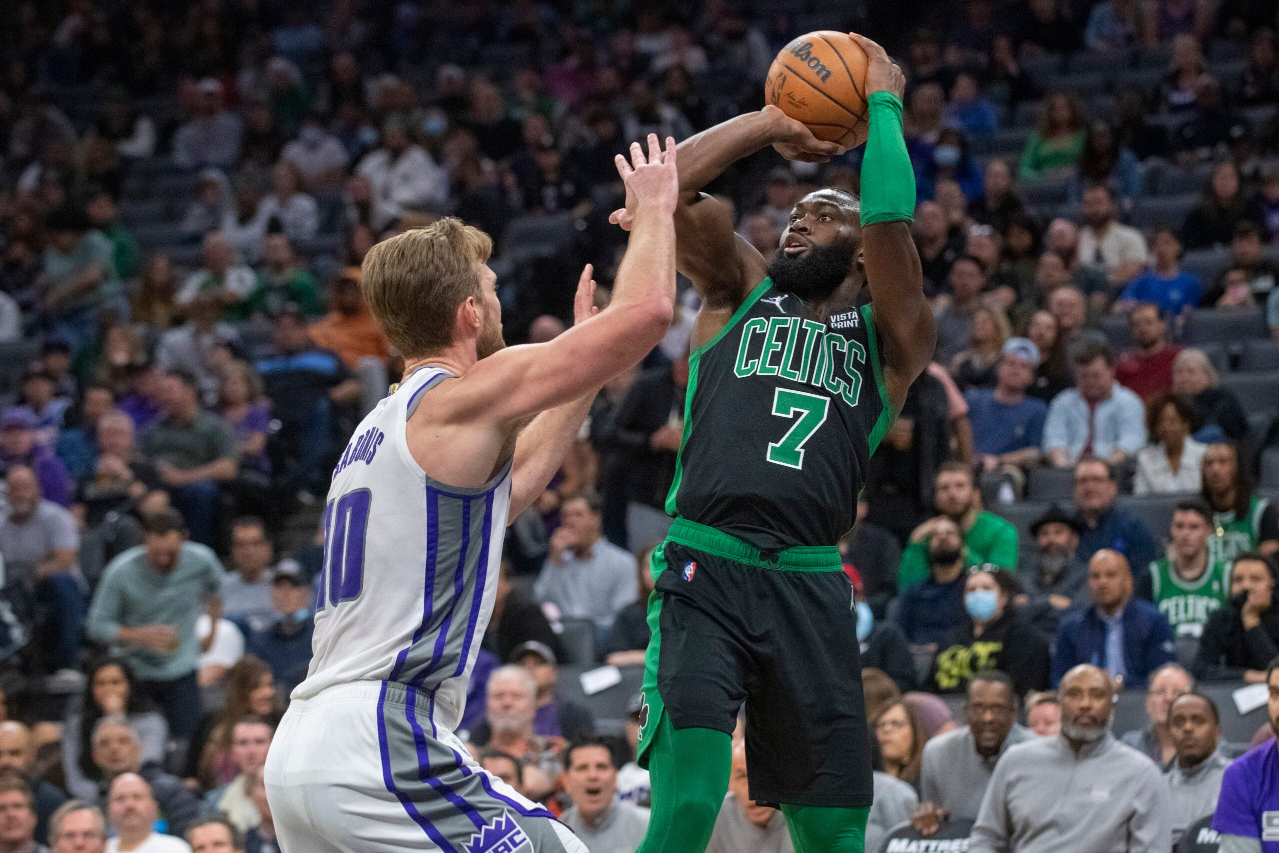 Tatum, Brown Combine For 62, Celtics Beat Kings 126-97