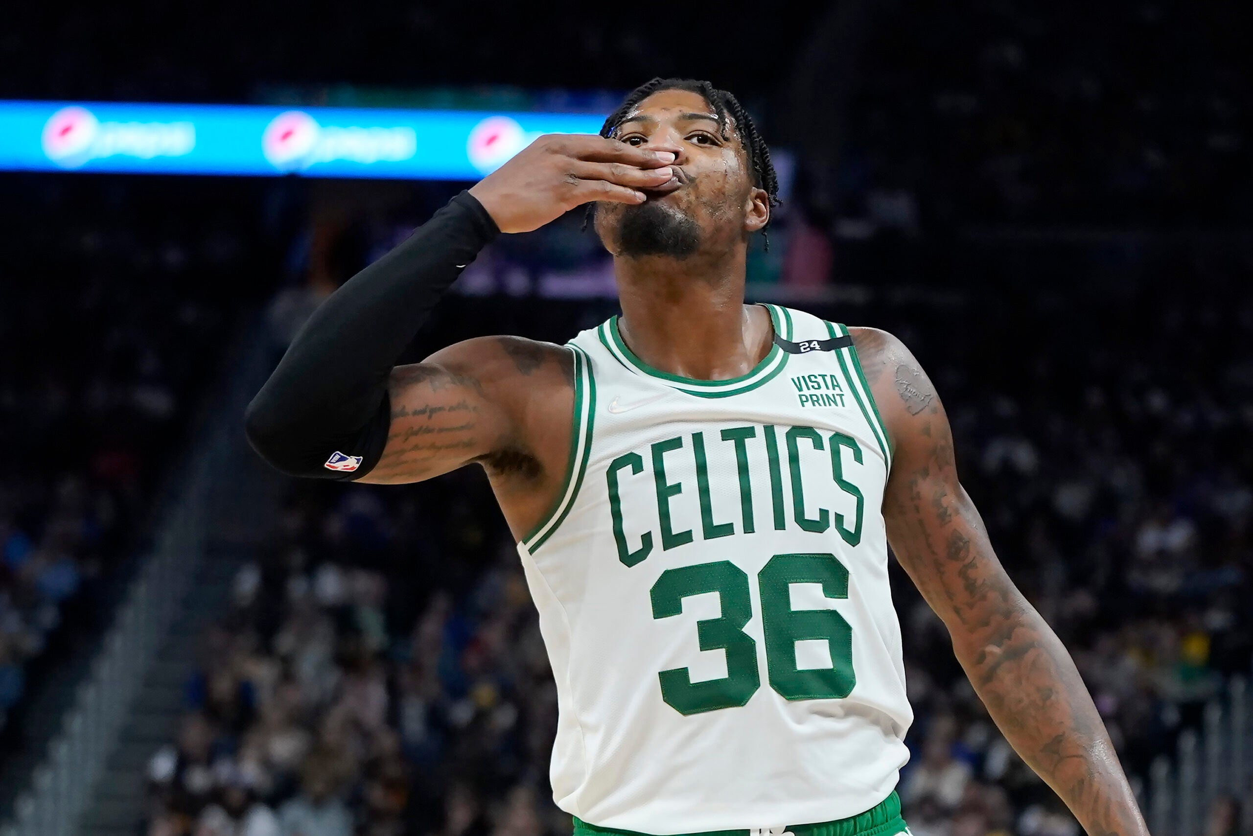Celtics' Marcus Smart on Defensive Player of the Year, getting respect and  guards winning the award 