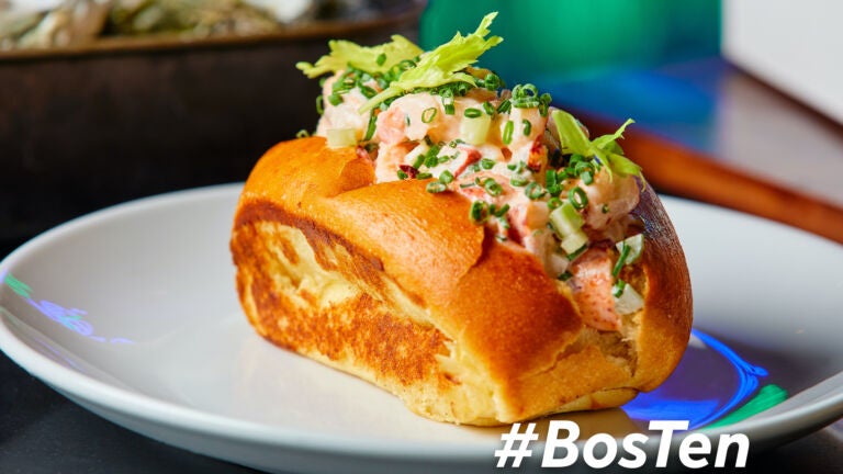 Lobster roll from Dive Bar at High Street Place
