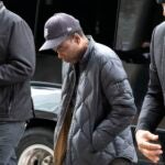 Chris Rock arrives at the Wilbur Theatre before performing in Boston Wednesday night.