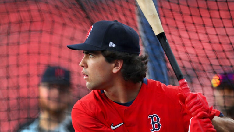 Marcelo Mayer, the Red Sox' top prospect, already looks destined