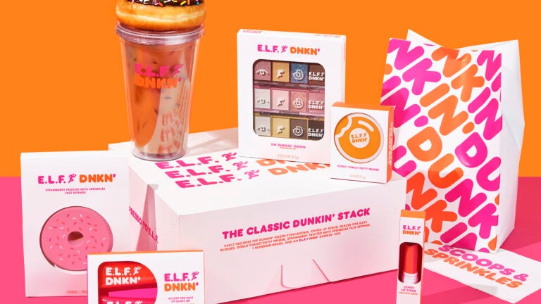 Sweet Dunkin' E.L.F. Cosmetics launch makeup collection