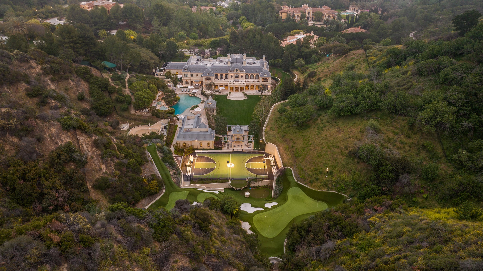 Mark Wahlberg's Mansion In Beverly Park