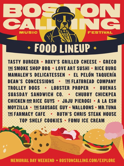 Boston Calling 2022 Food and drink lineup features 30 top restaurants