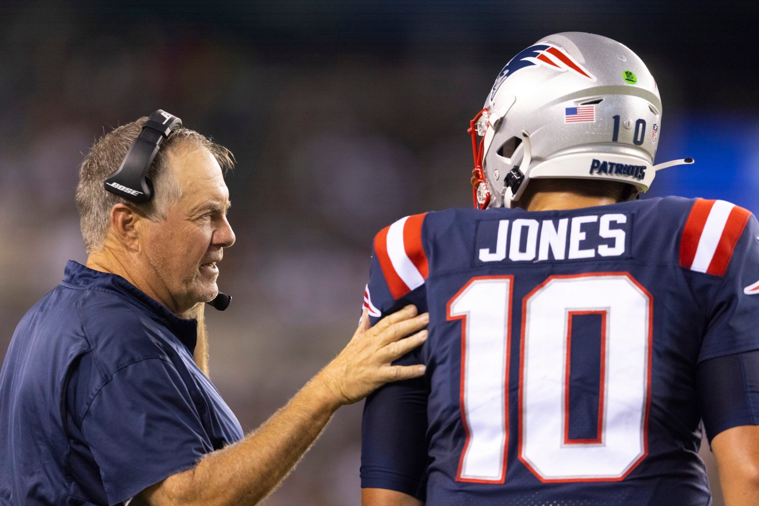 Bill Belichick's Mac Jones hesitancy lingers with Patriots