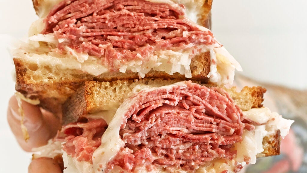 Boston Calling 2022's food and drink lineup includes a reuben from Mamaleh's.