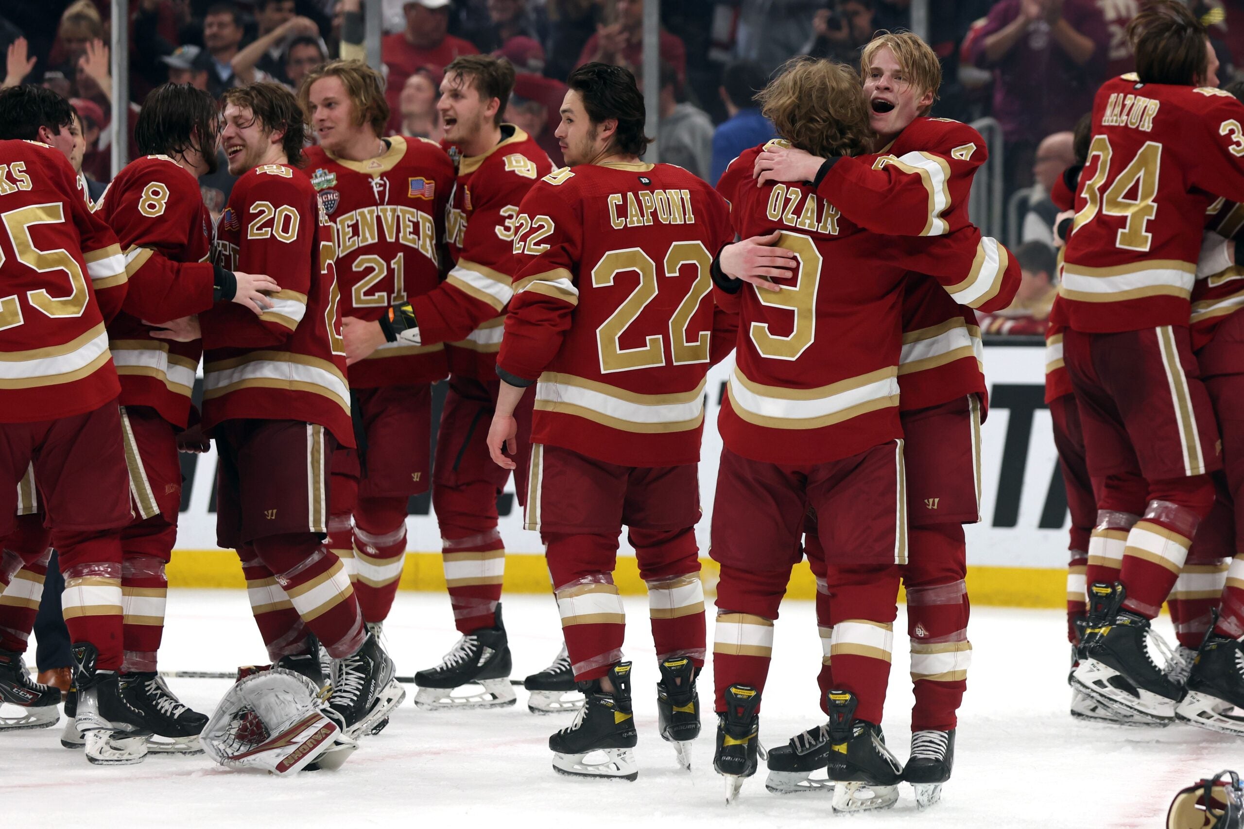 Denver beats Minnesota State 5-1 in NCAA hockey final at TD Garden