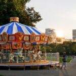 The Frog Pond Carousel on Boston Common.