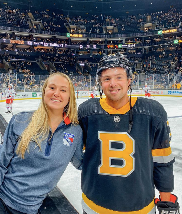 Bruins share Halloween with children from local hospitals