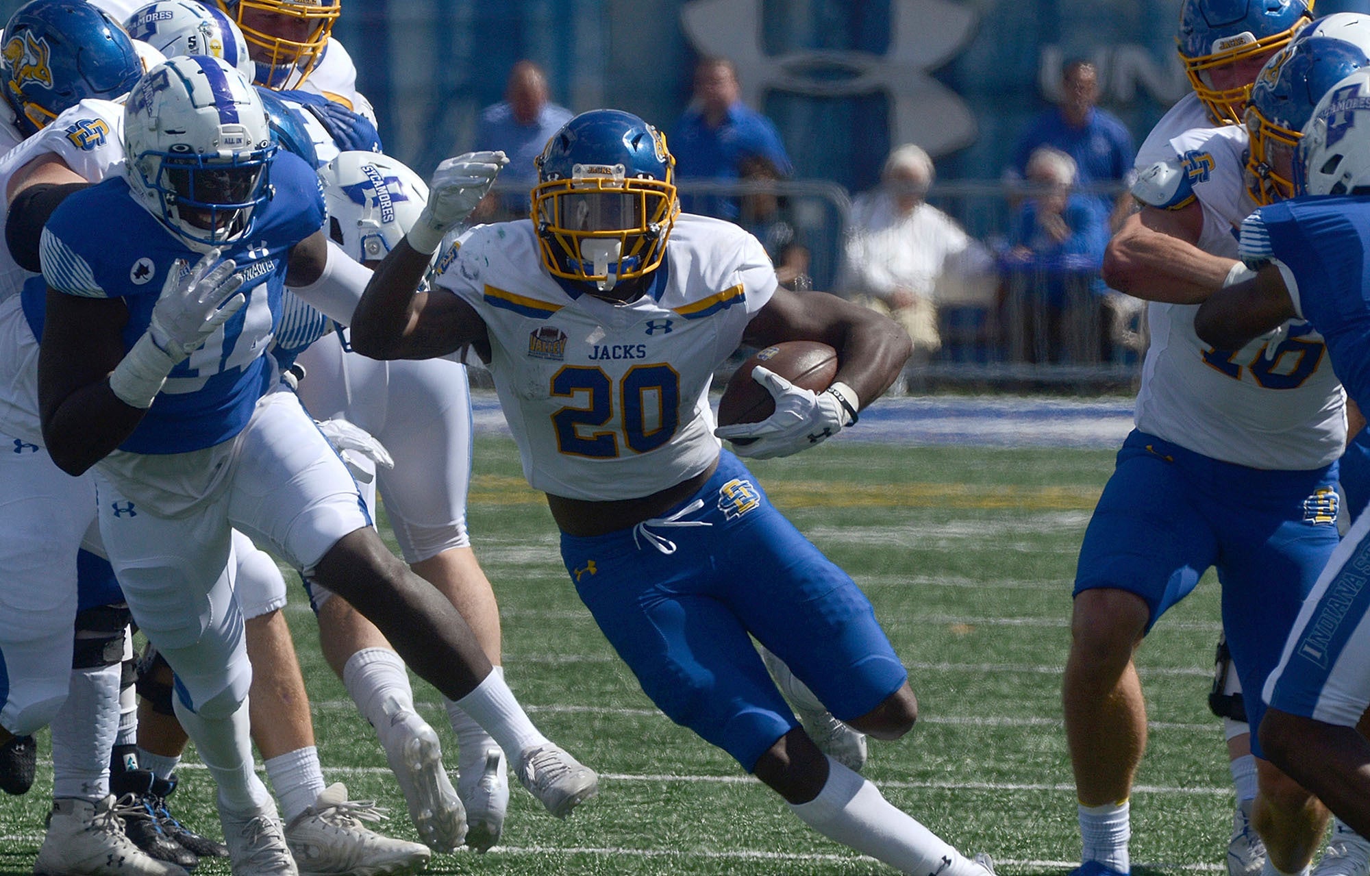 Patriots draft South Dakota State RB Pierre Strong in the fourth