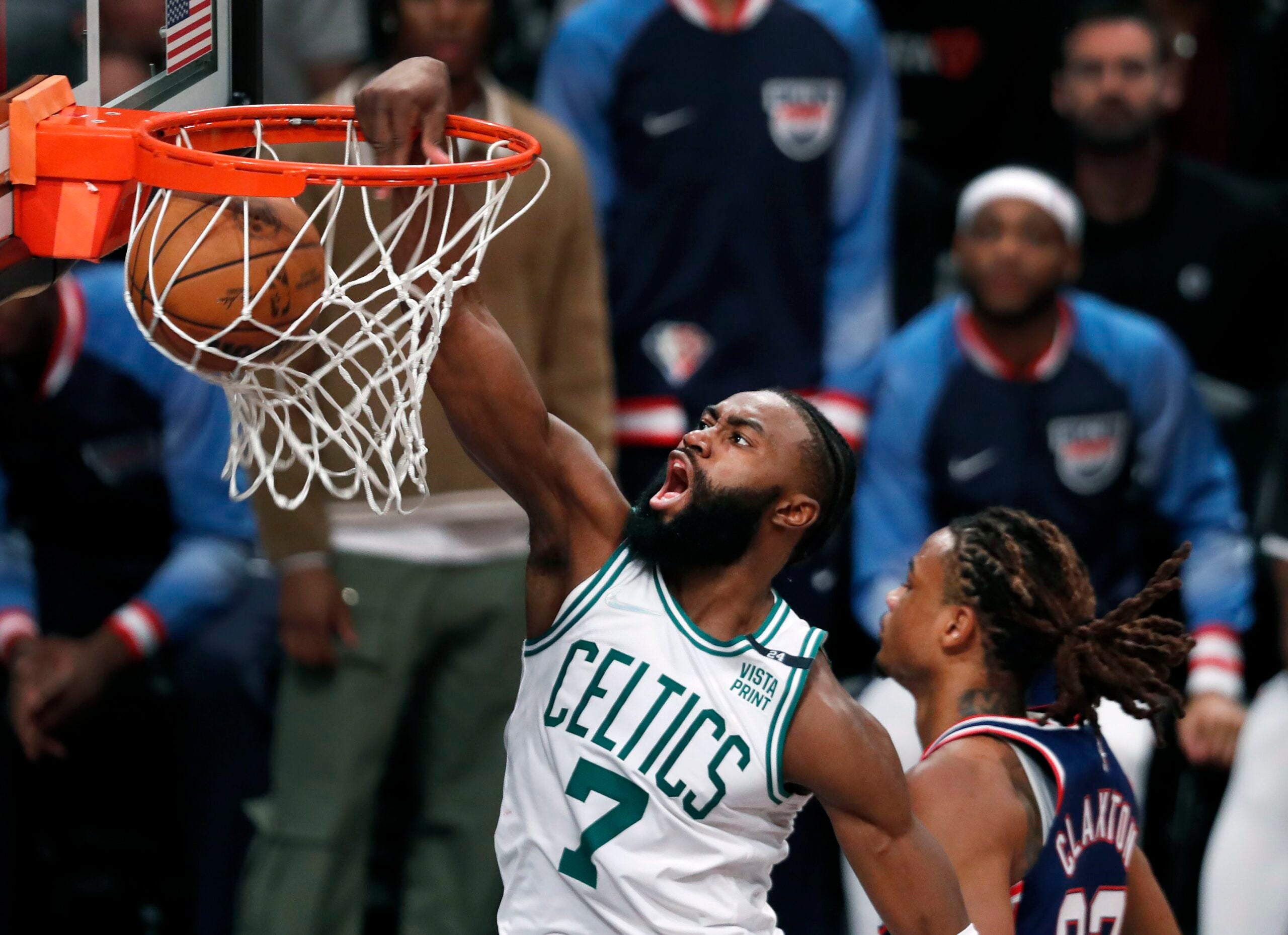Celtics sweep Nets 116-112, advance to 2nd round of playoffs - The