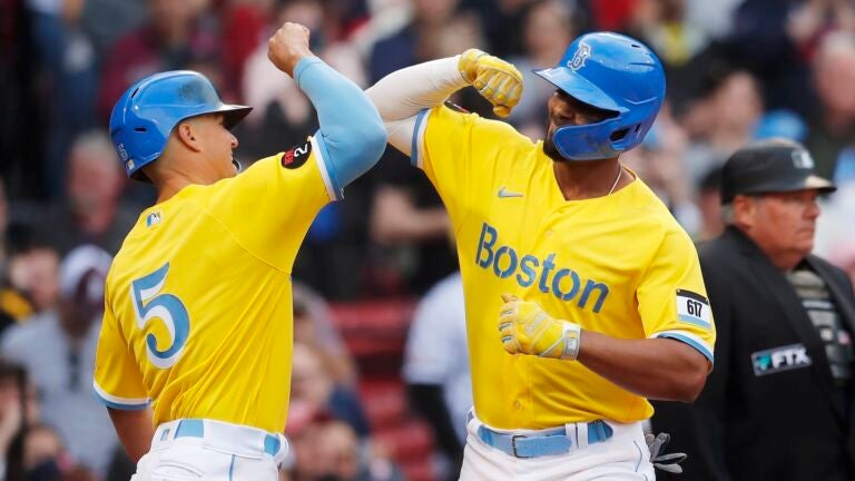 Why are the Red Sox wearing yellow and blue? Origins of uniform examined