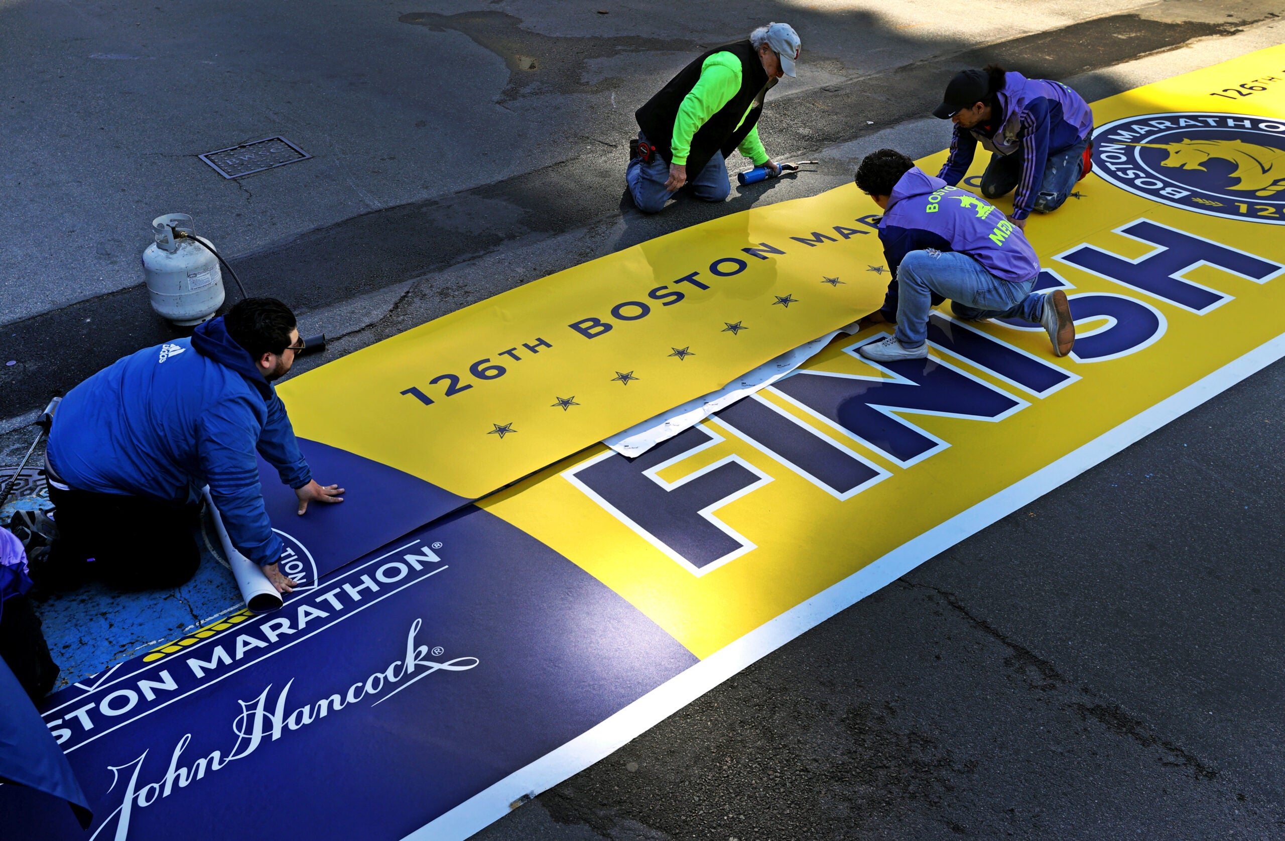 boston marathon finish line