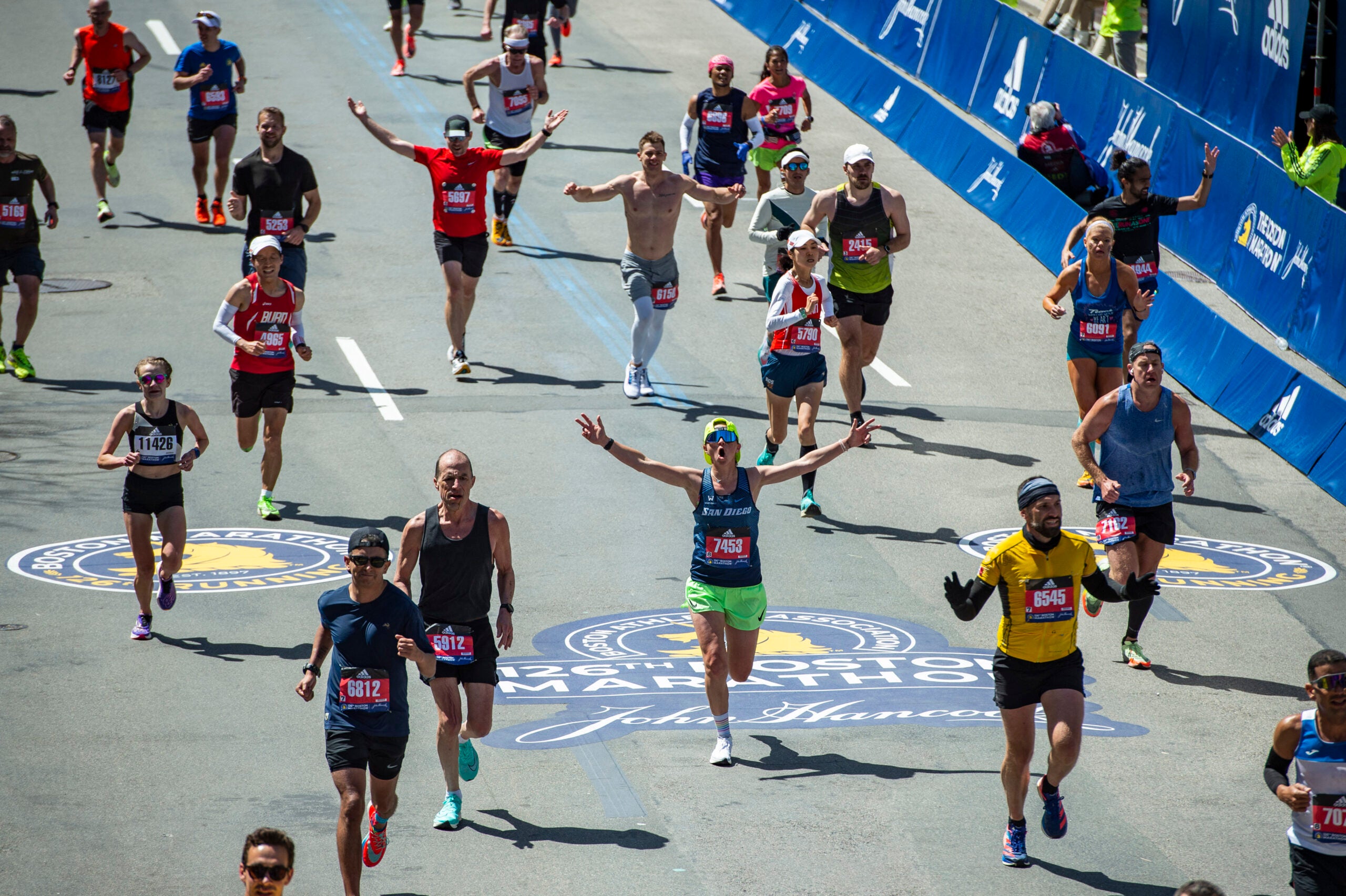 Boston Marathon Finish 2024 - Gennie Michaela