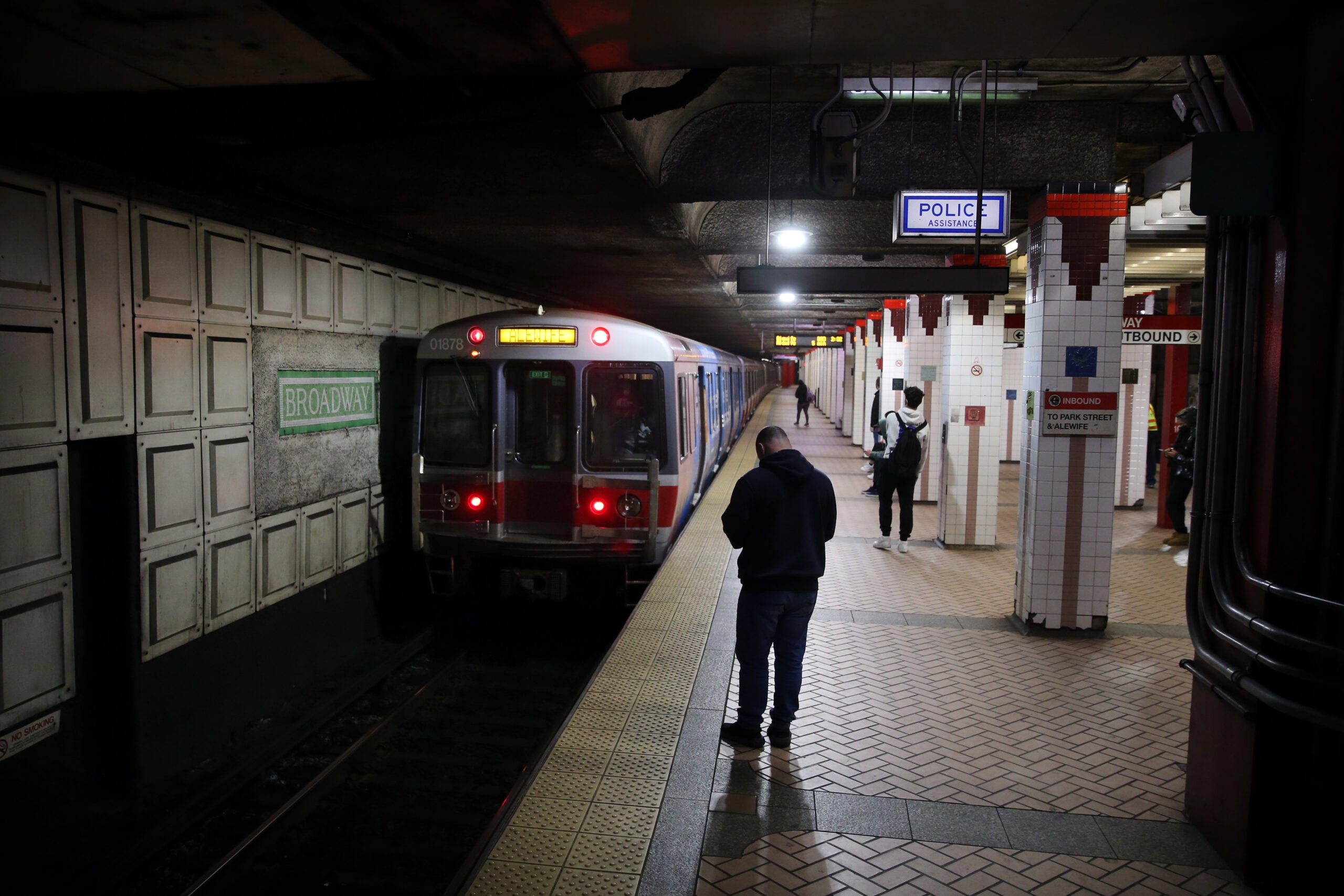 Man dies after falling under Boston subway train
