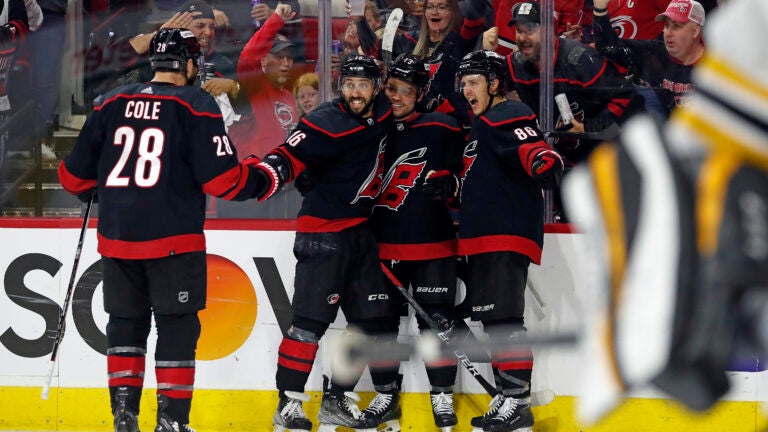 Max Domi, Antti Raanta help Hurricanes close out Bruins 3-2 in Game 7
