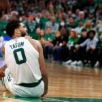 Marcus Smart returned to Game 3 after suffering ankle sprain