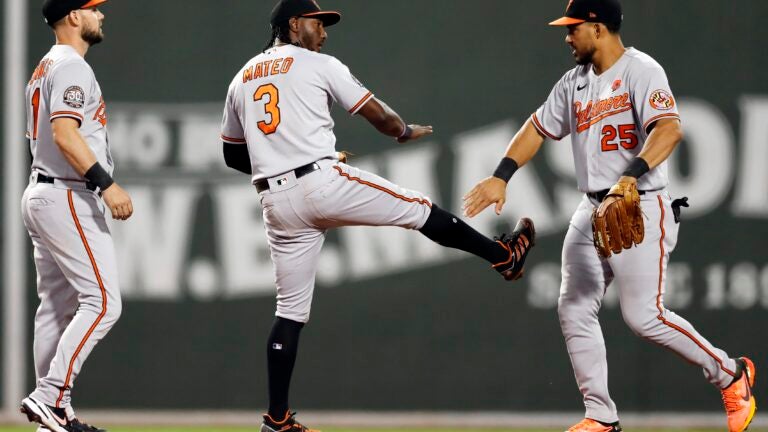 Mountcastle leads AL East champion Orioles over last place Red Sox 5-2 for  101st win - CBS Boston