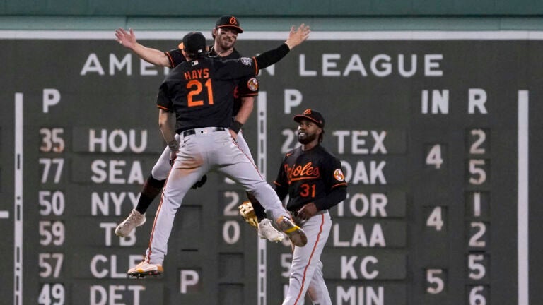 The Orioles stole a win with aggressive baserunning as the Red Sox