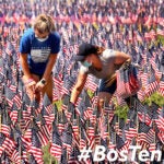 More than 37,000 flags are being placed on Boston Common for the 12th annual Memorial Day flag garden.