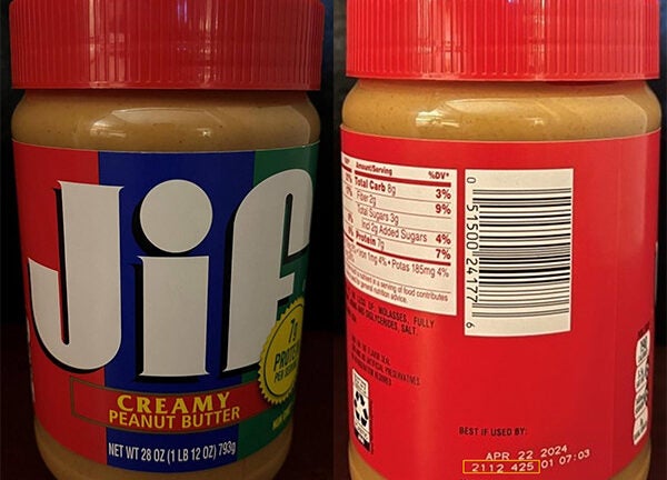 Penduduk massal terinfeksi salmonella karena mengingat selai kacang Jif